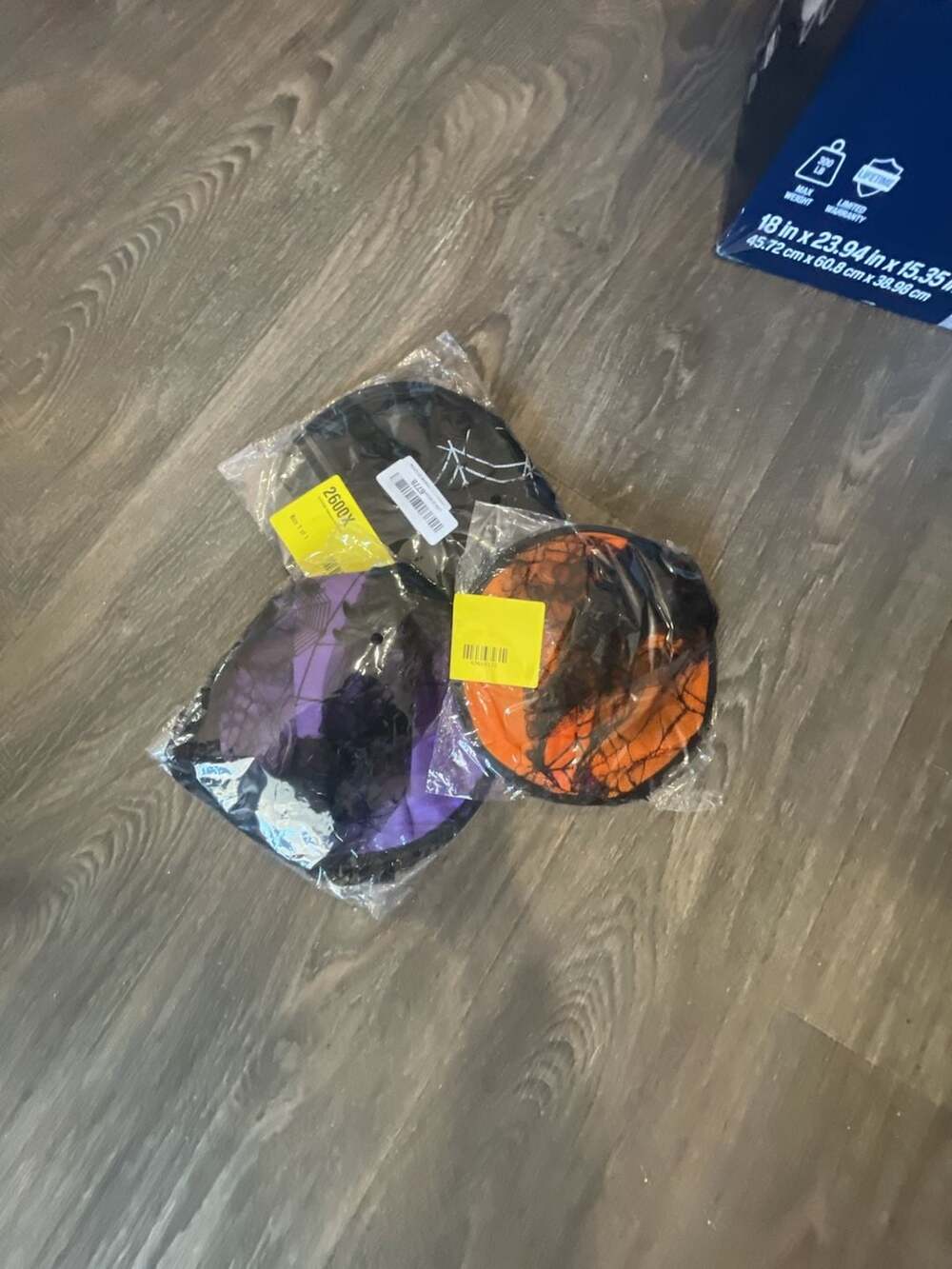 Halloween Spider Web Witch Hat with Lace Veil Costume Accessory Set